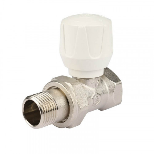 Кран для радиатора ручной прямой SVRs Ду 15, 1/2″ SVRs-1172-000015 STOUT