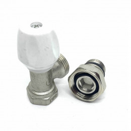 Вентиль ручной регулировки угловой для радиатора Zeissler 1/2″ RS201.02