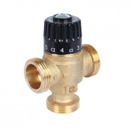 Термостатический смесительный клапан 1″ НР 30-65°С KV 1,8 SVM-0125-186525 STOUT