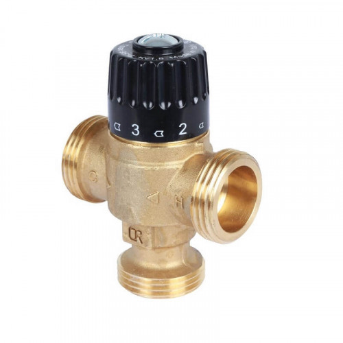 Термостатический смесительный клапан 1″ НР 30-65°С KV 2,3 SVM-0125-236525 STOUT