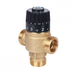 Термостатический смесительный клапан 3/4″ НР 30-65°С KV 1,8 SVM-0125-186520 STOUT