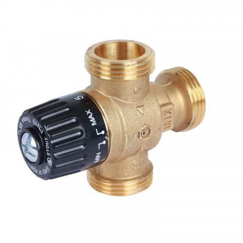 Термостатический смесительный клапан 1″ НР 30-65°С KV 1,8 SVM-0125-186525 STOUT