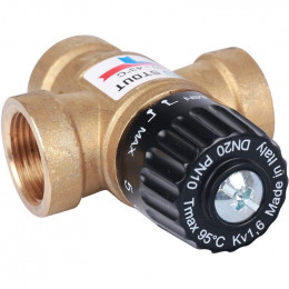 Термостатический смесительный клапан 3/4″ ВР 20-43°С KV 1,6 SVM-0110-164320 STOUT