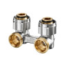 Узел нижнего подключения радиатора угловой 3/4″ “Multiflex F” ZB Oventrop
