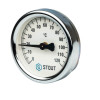 Термометр биметаллический накладной с пружиной. Корпус Dn 63 мм, 0…120°С, 1″-2″ SIM-0004-630015 STOUT