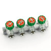 Коллектор распределительный FAR 1″, проходной, хромированный, 4 отвода 3/4″ ЕК