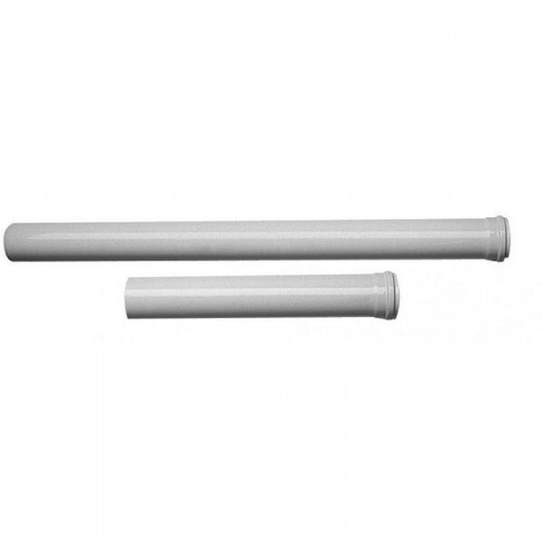 BAXI Прямой участок трубы D=80 мм, длина L=1м, толщина стенки 0,5 мм, алюминий, эмалированная