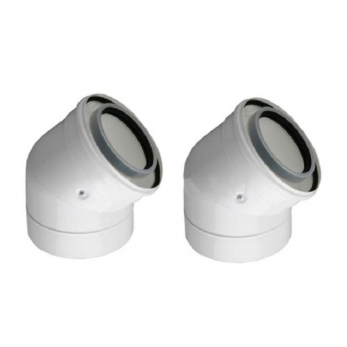 Колено 45 гр, 80/125 мм (2 штуки) DeDietrich DY132