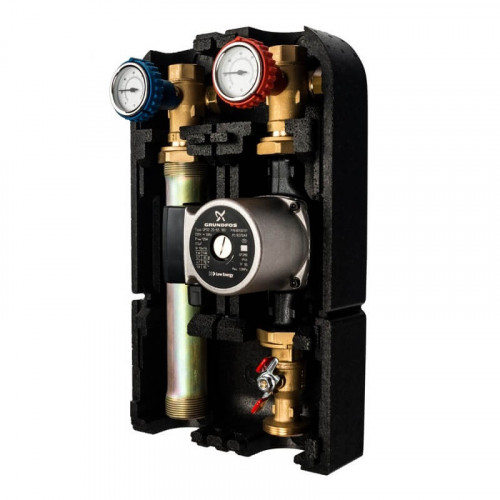 Насосная группа с прямым контуром 1″ с насосом Grundfos UPSO 25-65 SDG-0001-002502 STOUT