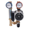 Насосная группа с 3-х ходовым приводным смесителем 3/4″ с насосом Grundfos UPSO 15-65 130 SDG-0007-002002 STOUT
