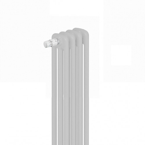 Радиатор 3-х трубчатый RIFAR TUBOG VENTIL 3180 12 секций, нижнее подключение 1/2″, цвет RAL 9016 (белый)