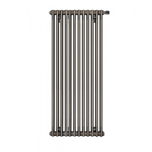 Радиатор 2-х трубчатый Zehnder Charleston Completto 2180/12 секций, тип подключения V001, нижнее подключение слева 1/2″, цвет TechnoLine