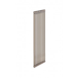 Радиатор 2-х трубчатый Zehnder Charleston 2180/12 секций, тип №1270, боковое подключение слева 3/4″, цвет TechnoLine
