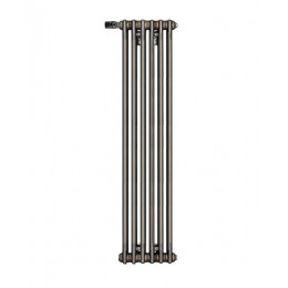 Радиатор 2-х трубчатый Zehnder Charleston Completto 2180/6 секций, тип подключения V001, нижнее подключение слева 1/2″, цвет TechnoLine