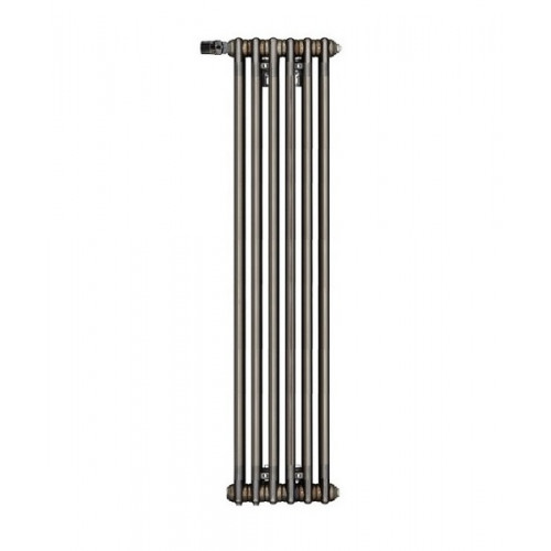 Радиатор 2-х трубчатый Zehnder Charleston Completto 2180/6 секций, тип подключения V001, нижнее подключение слева 1/2″, цвет TechnoLine
