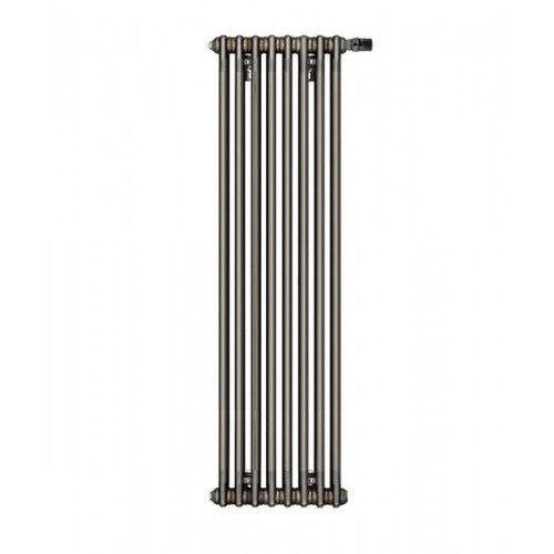 Радиатор 2-х трубчатый Zehnder Charleston Completto 2180/8 секций, тип подключения V001, нижнее подключение слева 1/2″, цвет TechnoLine