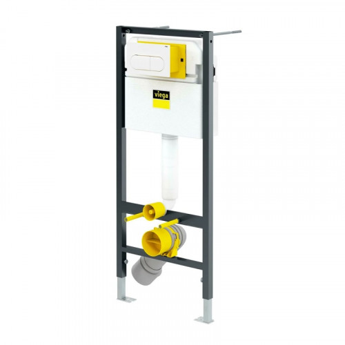 792831 Viega 8524.11 Инсталляция Prevista Dry Visign for Life 6 альпийский белый 1120 mm для подвесных унитазов