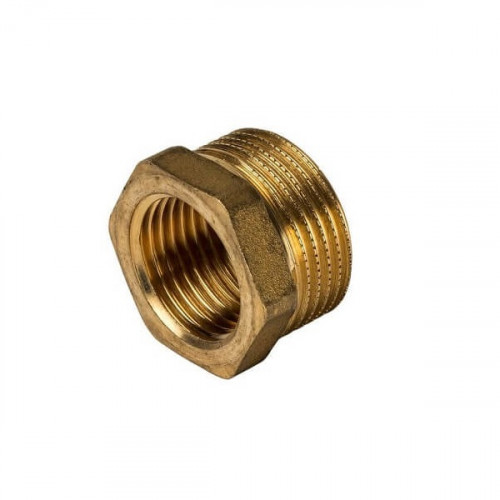 Футорка латунная 1/2″ х 3/4″ ВН-НР Stout SFT-0028-003412