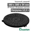 Люк смотровой ЛС-38-ВЧ чугунная  ф315  Standartpark